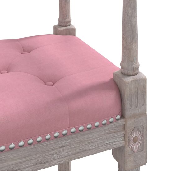 Bankje 110X40X70 Cm Fluweel Roze