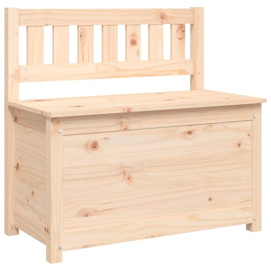 Bankje Massief Grenenhout 80 x 41 x 77 cm Naturel