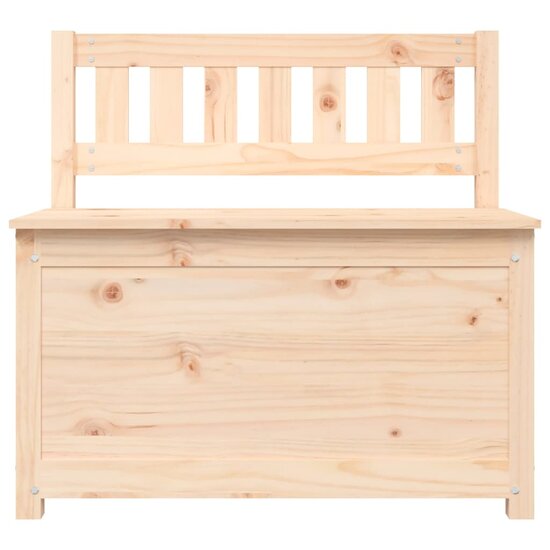 Bankje Massief Grenenhout 80 x 41 x 77 cm Naturel
