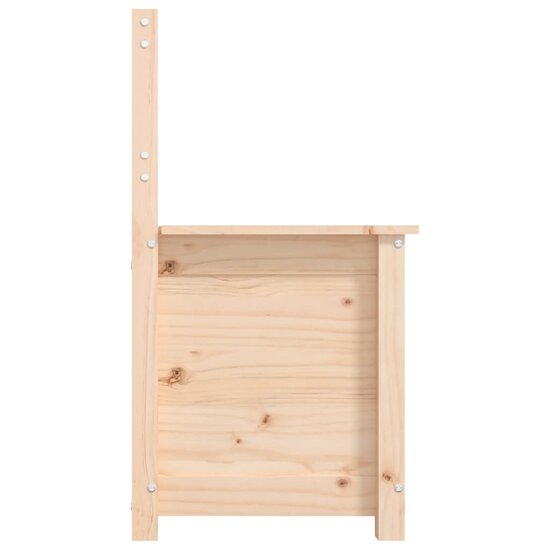 Bankje Massief Grenenhout 80 x 41 x 77 cm Naturel