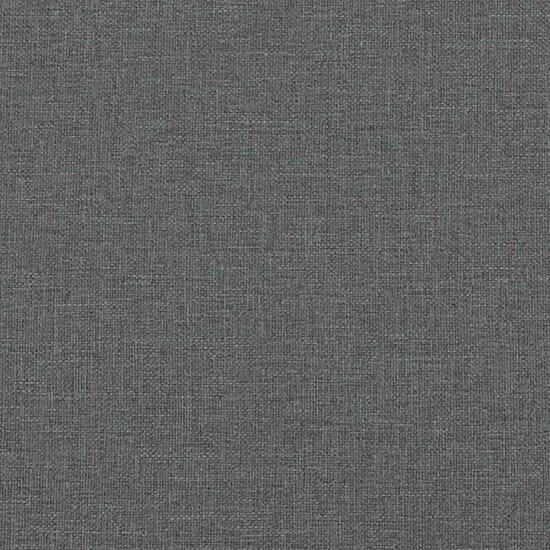 Bankje Met Rugleuning 120X62X75,5 Cm Stof Donkergrijs