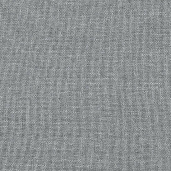 Bankje Met Rugleuning 120X62X75,5 Cm Stof Lichtgrijs