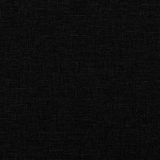 Bankje Met Rugleuning 120X62X75,5 Cm Stof Zwart