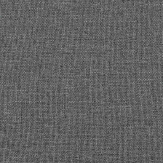 Bankje met kussens 113x64,5x75,5 cm stof donkergrijs