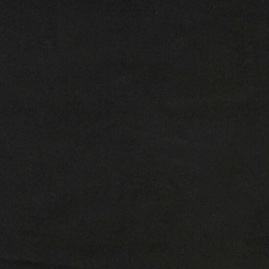 Bankje met kussens 120,5x65x75 cm fluweel zwart