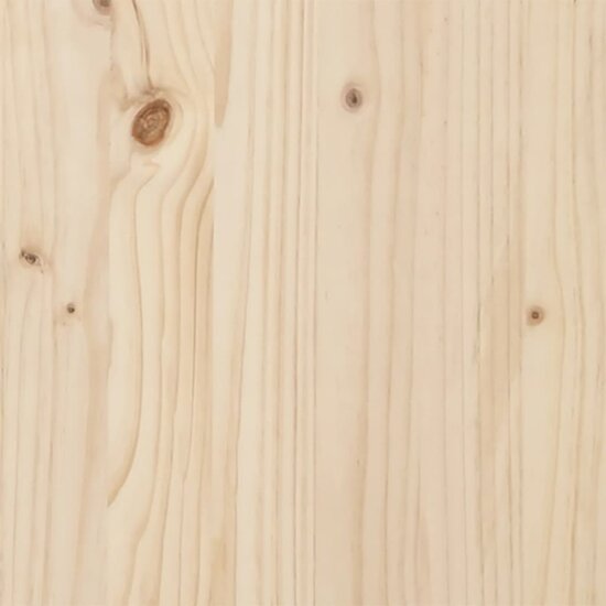 Bank Met Dak 117,5X70X176,5 Cm Massief Grenenhout Naturel