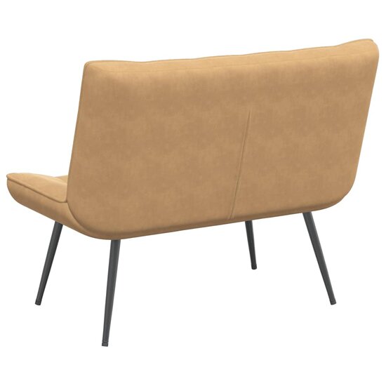 Bankje 110X74X84 Cm Fluweel Bruin