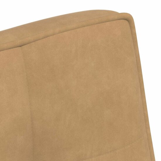 Bankje 110X74X84 Cm Fluweel Bruin