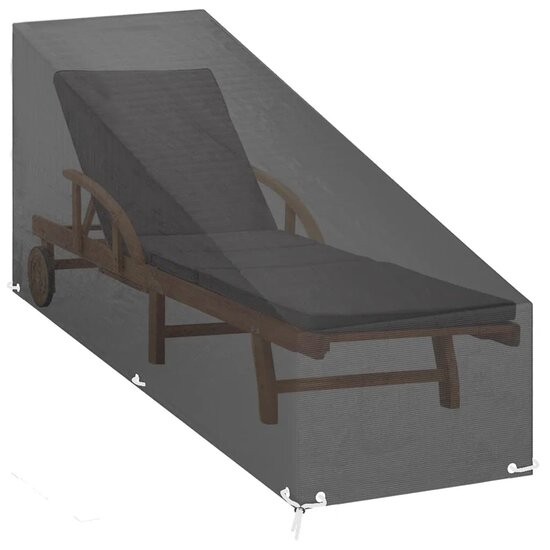 Ligbedhoezen Met 12 Oogjes Polyetheen 200 x 65 x 35/60 cm