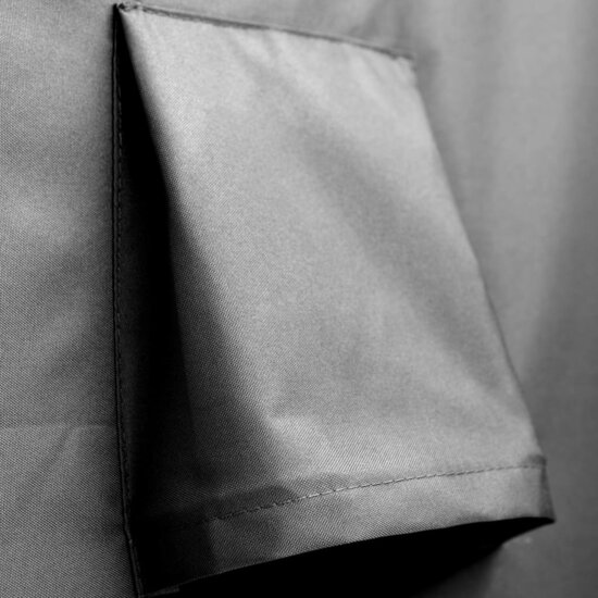 Loungesethoes links 320x255x70 cm grijs