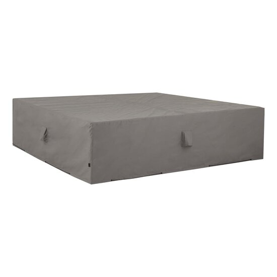 Loungesethoes 255x255x70 cm grijs