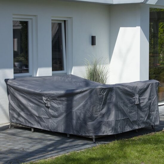 Loungesethoes 255x255x70 cm grijs