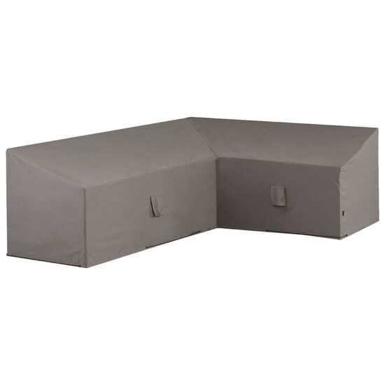 Loungesethoes rechts 270x210x90 cm grijs