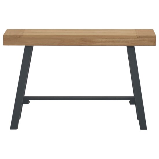Bankje 80 cm massief teakhout