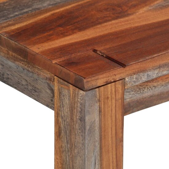 Bankje Met Rugleuning 160 Cm Massief Acaciahout Grijs