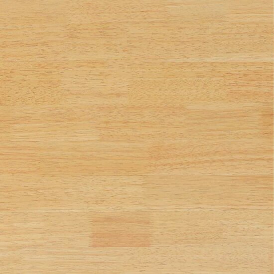 Bank 90 Cm Massief Hout Rubber Naturel en wit