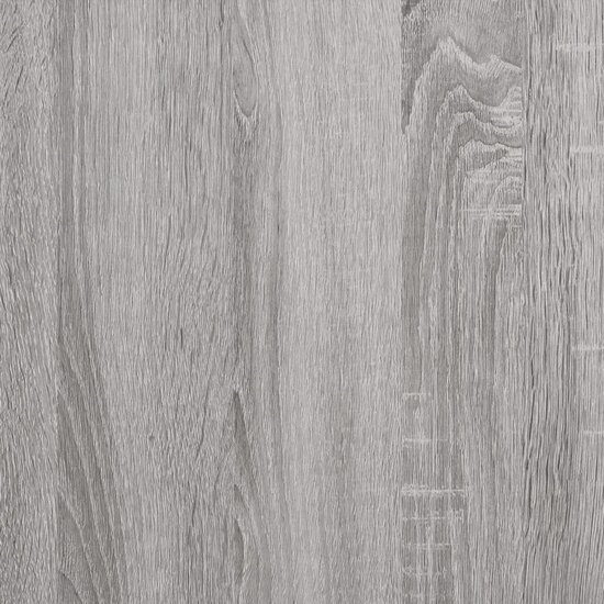 Schoenenbankje 70X42,5X50 Cm Bewerkt Hout Eiken 70 x 42.5 x 50 cm Grijs sonoma