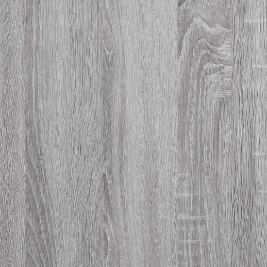 Opbergbankje 100X42,5X47 Cm Bewerkt Hout Eiken 100 x 42.5 x 47 cm Grijs sonoma