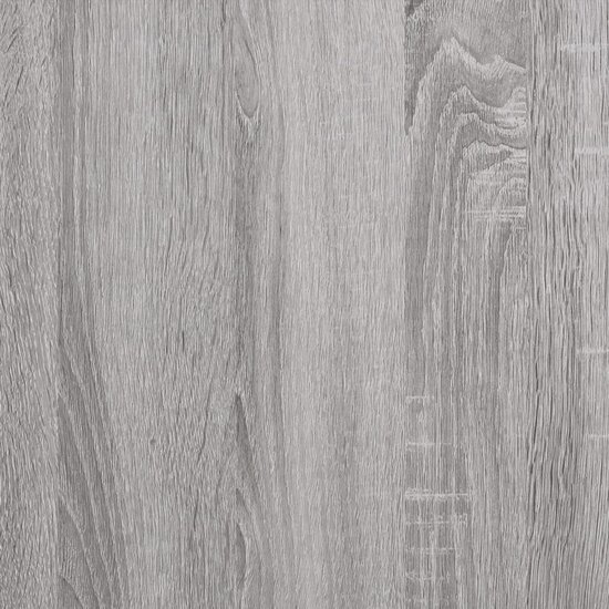 Opbergbankje 70x42,5x47 cm bewerkt hout grijs sonoma eikenkleur
