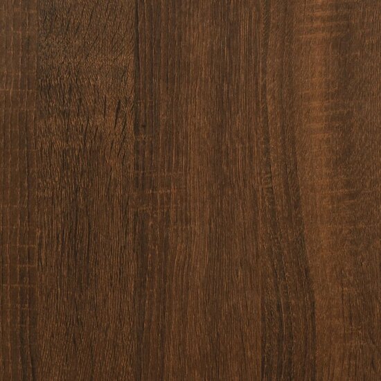 Schoenenbankje 100x42,5x50 cm bewerkt hout bruin eikenkleur