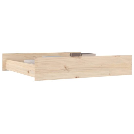 Bedlades 2 St Massief Grenenhout 90 x 93 x 18 cm Naturel