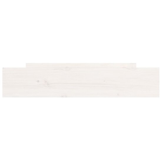 Bedlades 2 St Massief Grenenhout 95 x 93 x 18 cm Wit