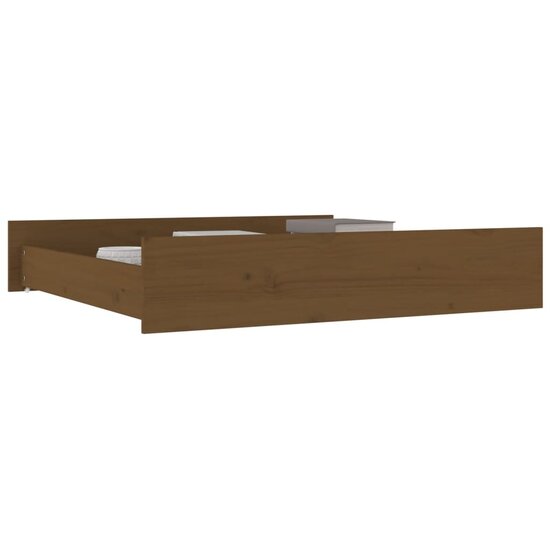 Bedlades 2 St Massief Grenenhout 95 x 103 x 18 cm Honingbruin