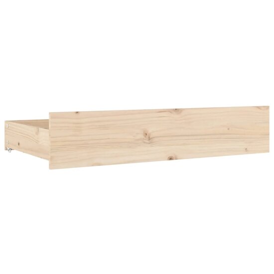 Bedlades 4 St Massief Grenenhout 90 x 57 x 18 cm Naturel