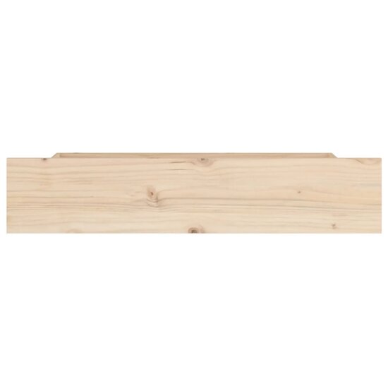 Bedlades 4 St Massief Grenenhout 90 x 57 x 18 cm Naturel