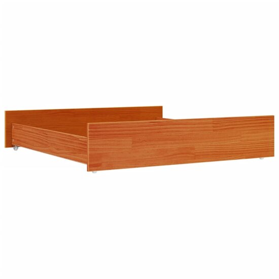 Bedlades 2 St Massief Grenenhout 90 x 78 x 18 cm Wasbruin
