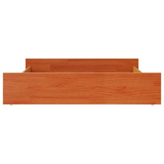 Bedlades 2 St Massief Grenenhout 90 x 78 x 18 cm Wasbruin