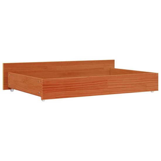 Bedlades 4 St Massief Grenenhout 90 x 57 x 18 cm Wasbruin