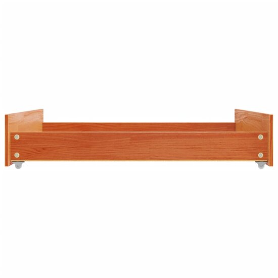 Bedlades 2 St Massief Grenenhout 95 x 103 x 18 cm Wasbruin