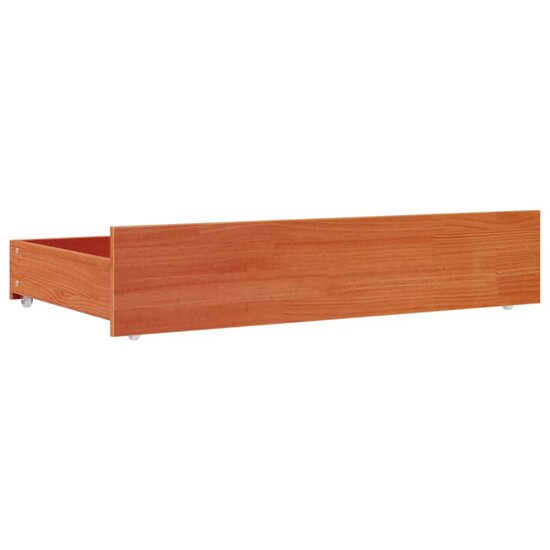 Bedlades 4 St Massief Grenenhout 95 x 57 x 18 cm Wasbruin