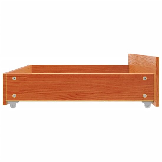 Bedlades 4 St Massief Grenenhout 95 x 57 x 18 cm Wasbruin