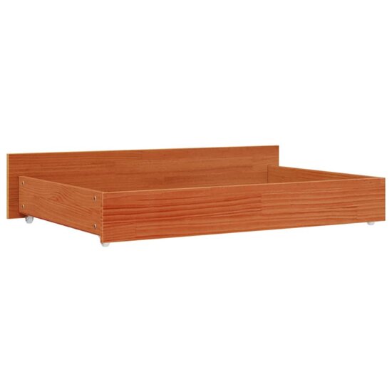 Bedlades 4 St Massief Grenenhout 95 x 57 x 18 cm Wasbruin