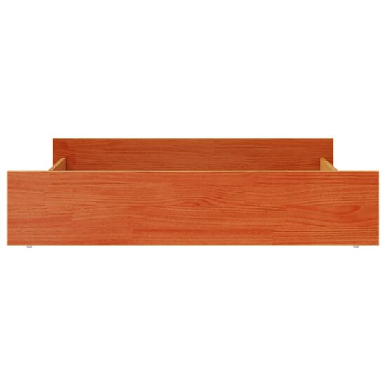 Bedlades 2 St Massief Grenenhout 95 x 93 x 18 cm Wasbruin