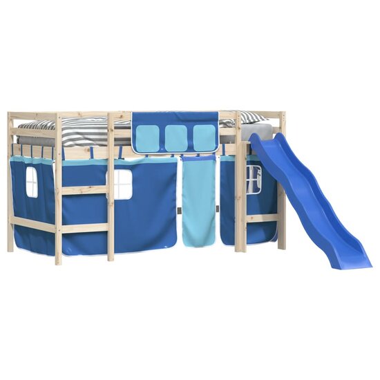 Gordijnen Voor Hoogslaper Polyester Blauw