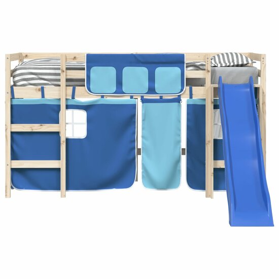 Gordijnen Voor Hoogslaper Polyester Blauw