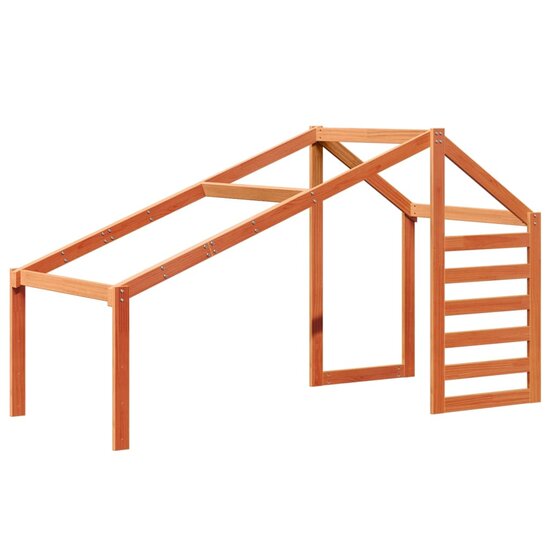 Kinderbedhuisje Massief Grenenhout 188 x 97 x 113 cm Wasbruin