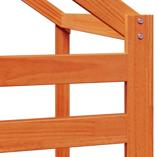 Kinderbedhuisje Massief Grenenhout 188 x 97 x 113 cm Wasbruin