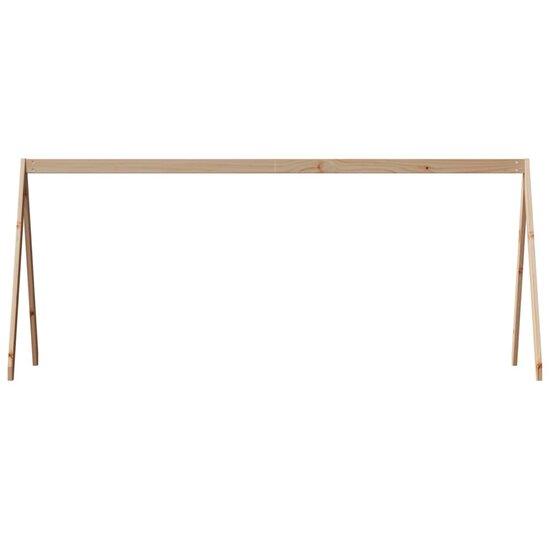 Kinderbedhuisje 209X95,5X88 Cm Massief Grenenhout 209 x 95.5 x 88 cm Naturel