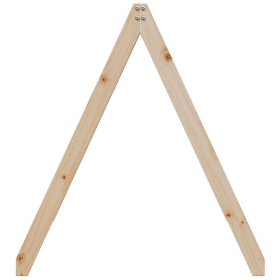 Kinderbedhuisje 209X95,5X88 Cm Massief Grenenhout 209 x 95.5 x 88 cm Naturel