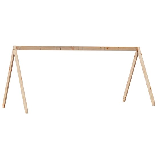 Kinderbedhuisje 209X95,5X88 Cm Massief Grenenhout 209 x 95.5 x 88 cm Naturel