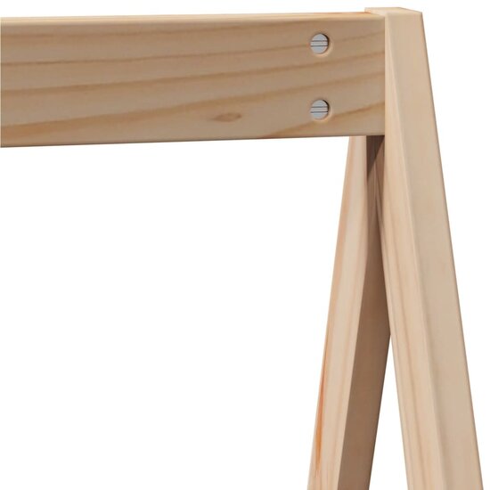 Kinderbedhuisje 209X95,5X88 Cm Massief Grenenhout 209 x 95.5 x 88 cm Naturel