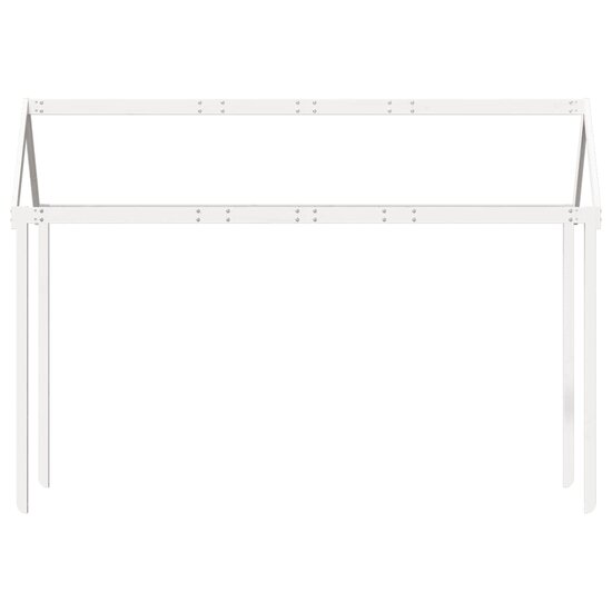 Kinderbedhuisje 207X80,5X151,5 Cm Massief Grenenhout 207 x 80.5 x 151.5 cm Wit