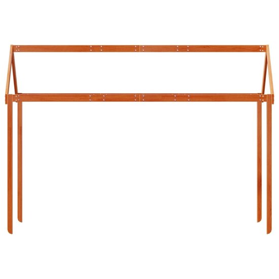 Kinderbedhuisje 217X85,5X154 Cm Massief Grenenhout 217 x 85.5 x 154 cm Wasbruin