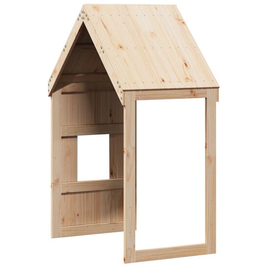 Kinderbedhuisje 60X89X134,5 Cm Massief Grenenhout 60 x 89 x 134.5 cm Naturel
