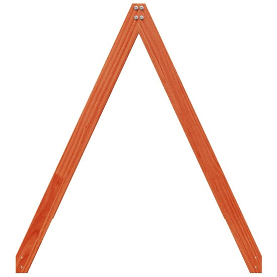 Kinderbedhuisje 199X95,5X88 Cm Massief Grenenhout 199 x 95.5 x 88 cm Wasbruin
