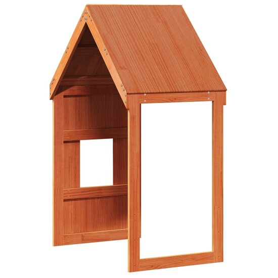 Kinderbedhuisje 60X89X134,5 Cm Massief Grenenhout 60 x 89 x 134.5 cm Wasbruin